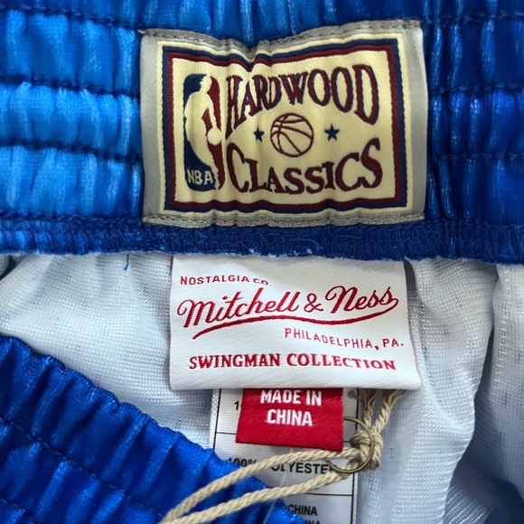 NBA New Jersey Nets Mitchell and Ness Swingman Shorts - Picture 6 of 6